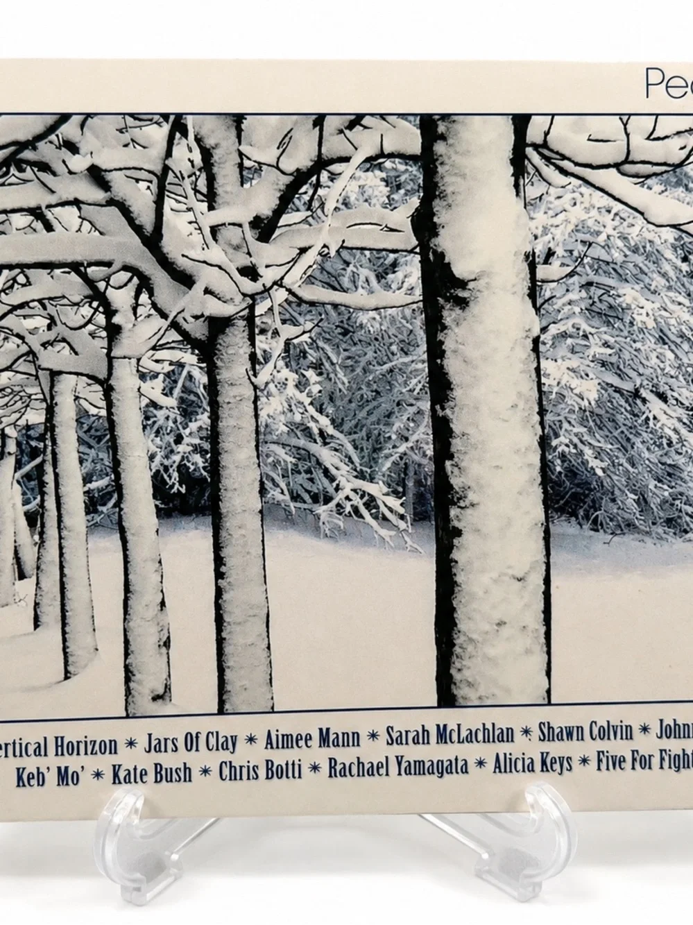 Peace Christmas CD 2007 Kate Bush Johnny Cash Alicia Keys KRB Sony Rare Holiday